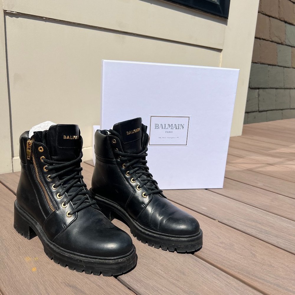 Balmain Combat Boots